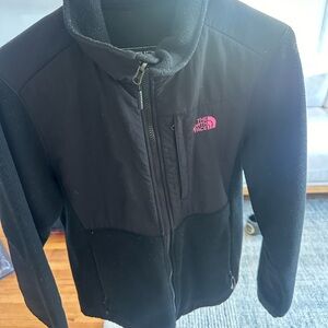 Black north face zip up